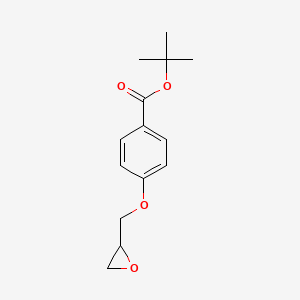 molecular formula C14H18O4 B8339778 Tert-butyl 4-(oxiran-2-ylmethoxy)benzoate 