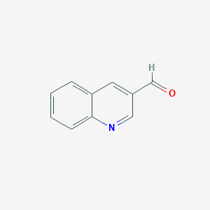 molecular formula C10H7NO B083401 Quinoline-3-carbaldehyde CAS No. 13669-42-6