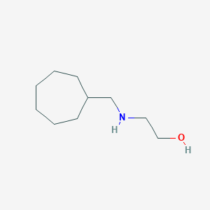 molecular formula C10H21NO B8340164 N-cycloheptylmethyl-N-(2-hydroxyethyl)amine 