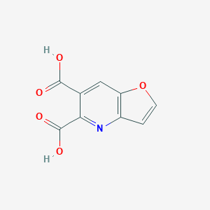 molecular formula C9H5NO5 B8340288 Furo[3,2-b]pyridine-5,6-dicarboxylic acid 