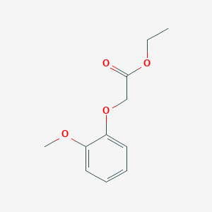 molecular formula C11H14O4 B083403 Ethyl (2-methoxyphenoxy)acetate CAS No. 13078-21-2