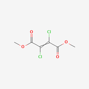 molecular formula C6H6Cl2O4 B8340361 Dimethyl 2,3-dichlorobut-2-enedioate 