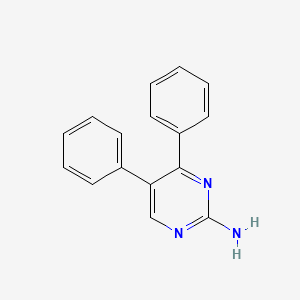 molecular formula C16H13N3 B8340365 2-Amino-4,5-diphenylpyrimidine 