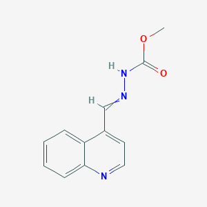 Methyl (4-quinolinylmethylene)carbazate