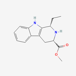 molecular formula C15H18N2O2 B8340988 methyl (1S,3S)-1-ethyl-2,3,4,9-tetrahydro-1H-pyrido[3,4-b]indole-3-carboxylate 