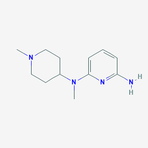 N-methyl N-(1-methyl-piperidin-4-yl)-pyridine-2,6-diamine