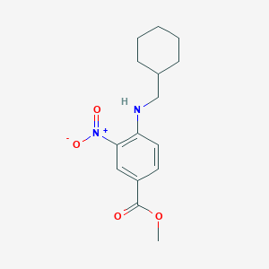 Methyl 4-[(cyclohexylmethyl)amino]-3-nitrobenzoate