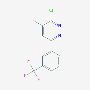3-Chloro-4-methyl-6-(3-trifluoromethyl-phenyl)-pyridazine