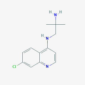 N1-(7-chloro-4-quinolyl)-2-methyl-propane-1,2-diamine