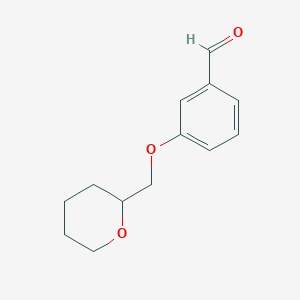 3-(Oxan-2-ylmethoxy)benzaldehyde