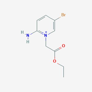 2-Amino-5-bromo-1-ethoxycarbonylmethyl-pyridinium