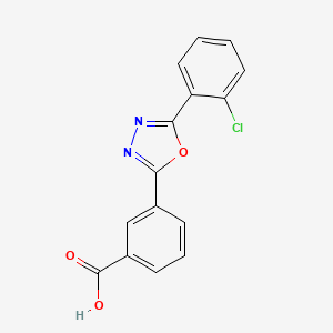 3-[5-(2-Chlorophenyl)-[1,3,4]oxadiazole-2-yl]-benzoic acid