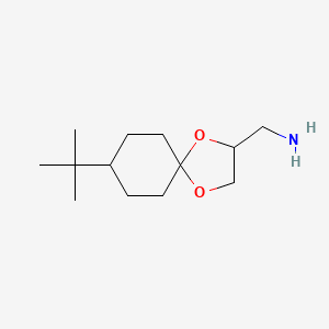 8-t-Butyl-2-aminomethyl-1,4-dioxaspiro(4,5)decane