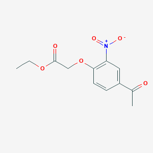 Ethyl (4-acetyl-2-nitrophenoxy)acetate