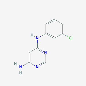 N~4~-(3-chlorophenyl)pyrimidine-4,6-diamine