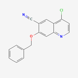 7-Benzyloxy-4-chloro-6-cyanoquinoline