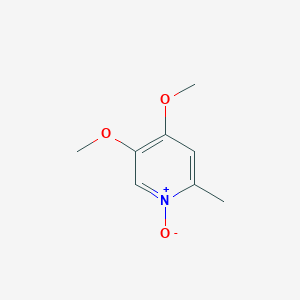 molecular formula C8H11NO3 B8342147 4,5-Dimethoxy-2-methylpyridine 1-oxide 