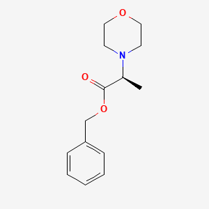 molecular formula C14H19NO3 B8342200 benzyl (S)-2-(morpholin-4-yl)propionate 