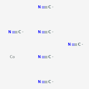 molecular formula C6CoN6-6 B8342226 Potassium hexa cyanocobaltate 