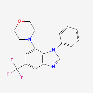 7-(4-Morpholinyl)-1-phenyl-5-trifluoromethylbenzimidazole