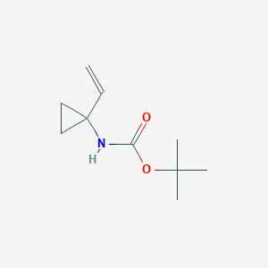 molecular formula C10H17NO2 B8342321 tert-butyl N-(1-ethenylcyclopropyl)carbamate 