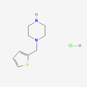 molecular formula C9H15ClN2S B8342368 1-(2-Thienylmethyl)piperazine, monohydrochloride 