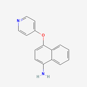 1-Amino-4-(4-pyridinyl)oxynaphthalene