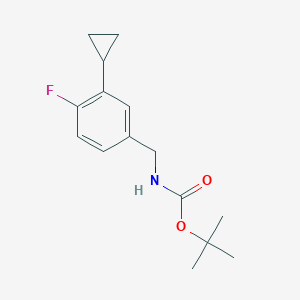 tert-Butyl 3-cyclopropyl-4-fluorobenzylcarbamate