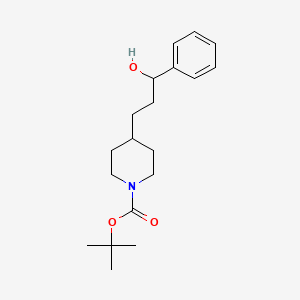 1-t-Butoxycarbonyl-4-(3-phenyl-3-hydroxypropyl)piperidine