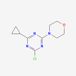 2-Chloro-4-cyclopropyl-6-morpholino-1,3,5-triazine