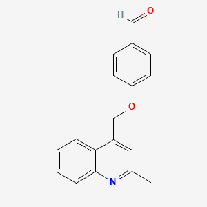 4-(2-Methyl-quinolin-4-ylmethoxy)-benzaldehyde