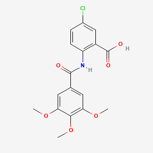 N-(3,4,5-trimethoxybenzoyl)-5-chloroanthranilic acid