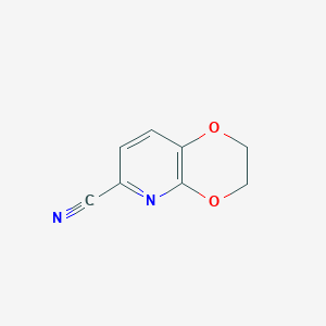 2,3-Dihydro-[1,4]dioxino[2,3-b]pyridine-6-carbonitrile