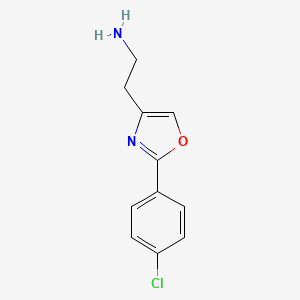 2-(2-(4-Chlorophenyl)oxazol-4-yl)ethanamine