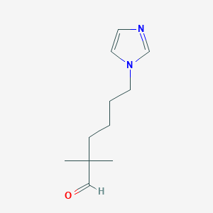 1-(5-Formyl-5-methylhexyl)imidazole