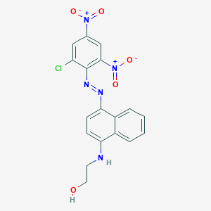 molecular formula C18H14ClN5O5 B083428 Disperse Blue 85 CAS No. 12222-83-2
