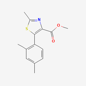 5-(2,4-Dimethyl-phenyl)-2-methyl-thiazole-4-carboxylic Acid Methyl Ester