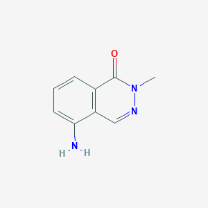 molecular formula C9H9N3O B8343101 5-Amino-2-methylphthalazin-1-one 