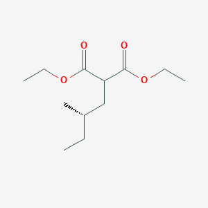 molecular formula C12H22O4 B8343263 diethyl (S)-2-methylbutylmalonate 