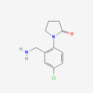 1-(2-Aminomethyl-4-chloro-phenyl)-pyrrolidin-2-one