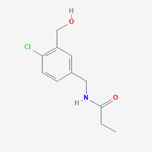 N-(4-Chloro-3-hydroxymethyl-benzyl)-propionamide