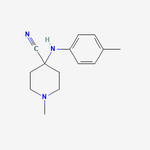1-Methyl-4-(4-methylphenylamino)piperidine-4-carbonitrile