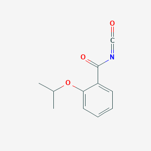molecular formula C11H11NO3 B8343438 2-Isopropoxybenzoyl isocyanate 