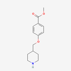 4-[[4-(Methoxycarbonyl)phenoxy]methyl]-piperidine
