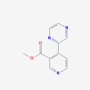 Methyl 4-(2-pyrazinyl)-3-pyridinecarboxylate