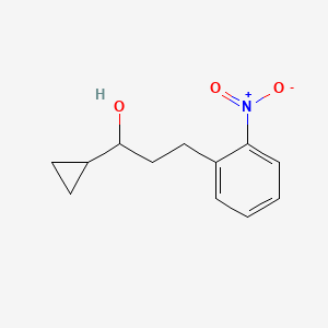 1-Cyclopropyl-3-(2-nitrophenyl)-propan-1-ol