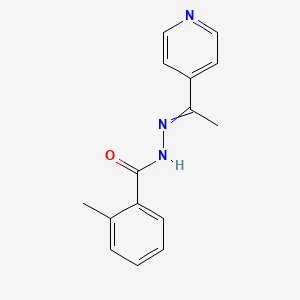 2-Methylbenzoic acid [1-(4-pyridinyl)ethylidene]hydrazide