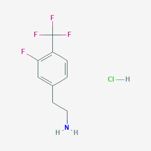 2-(3-Fluoro-4-trifluoromethyl-phenyl)-ethylamine hydrochloride