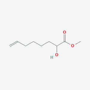 molecular formula C9H16O3 B8343759 Methyl 2-hydroxyoct-7-enoate 
