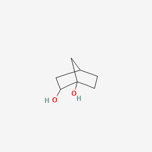 molecular formula C7H12O2 B8343884 Bicyclo[2.2.1]heptane-1,2-diol CAS No. 28676-79-1